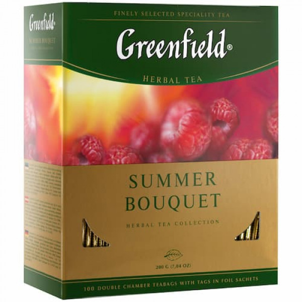 Чай Greenfield Summer Bouquet 100 пакетиков Чай Greenfield Summer Bouquet 100 пакетиков