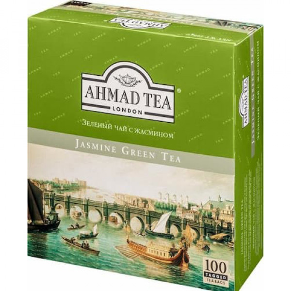Чай Ahmad Jasmine Green Tea 100 пакетиков Чай Ahmad Jasmine Green Tea 100 пакетиков