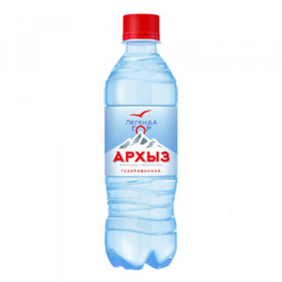 Вода Легенда гор Архыз 0,33 литра, газированная Вода Легенда гор Архыз 0,33 литра, газированная