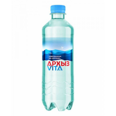 Вода Архыз 0,5 л., газированная, 12 бутылок Вода Архыз 0,5 л., газированная, 12 бутылок